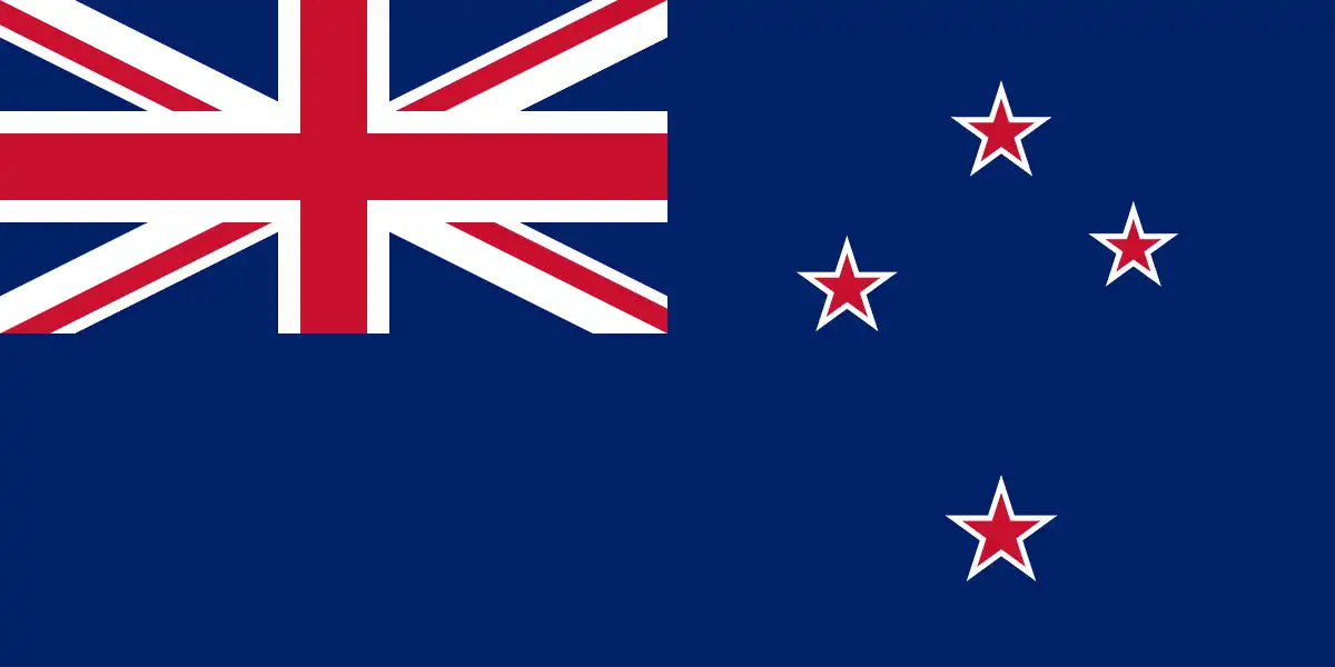 Drapeau de la Nouvelle Zélande pour représenter mon voyage là-bas.
